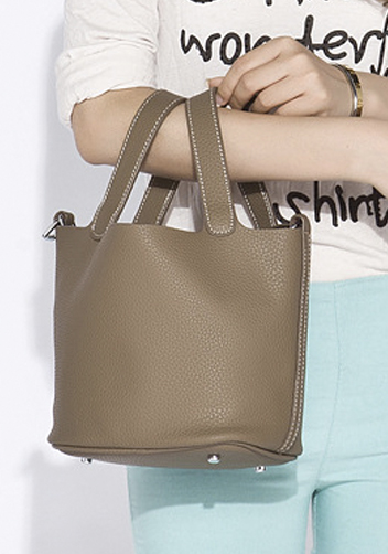 Estelle Leather Bag Grey