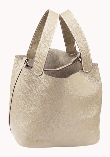 Estelle Leather Bag Light Grey