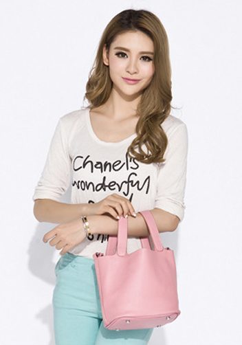 Estelle Leather Bag Pink