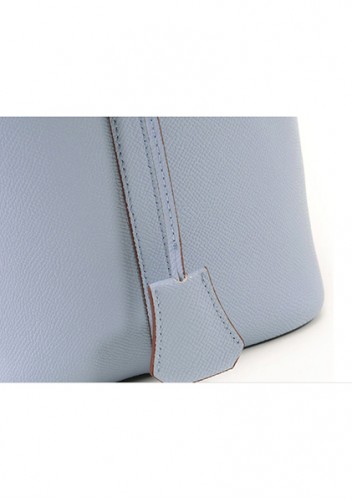 Estelle Palmprint Leather Bag Blue